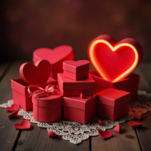 heart shaped gift boxes